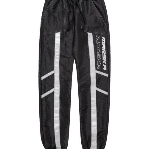 BLACK SWEATPANTS REFLECTIVE TAPE
