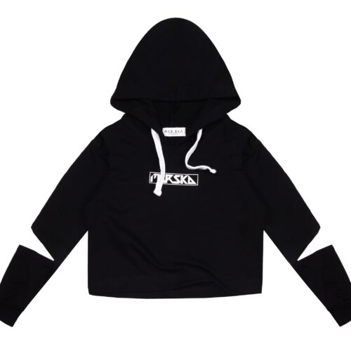 BLACK SWEATSHIRT CUT