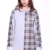 HOODIE IN CHECK PRINT