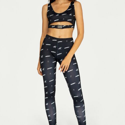 LEGGINGS LOGO 80S OLD VHS