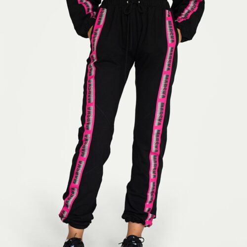 PINK TAPE SWEATPANTS
