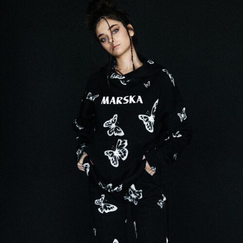 X-RAY BUTTERFLY HOODIE BLACK