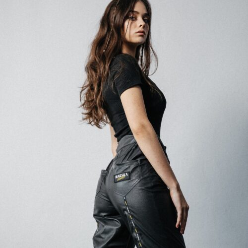 LEATHER VINTAGE PANTS