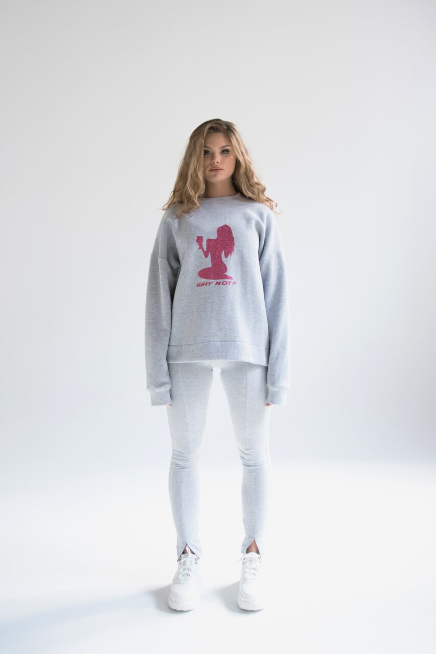 BLUZA SZARA WHY NOT BLUZA SZARA WHY NOT