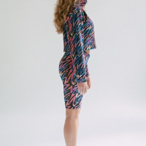 RETRO KOLOROWA BLUZA