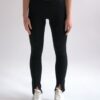 CZARNE LEGGINSY Z WYCIĘCIAMI